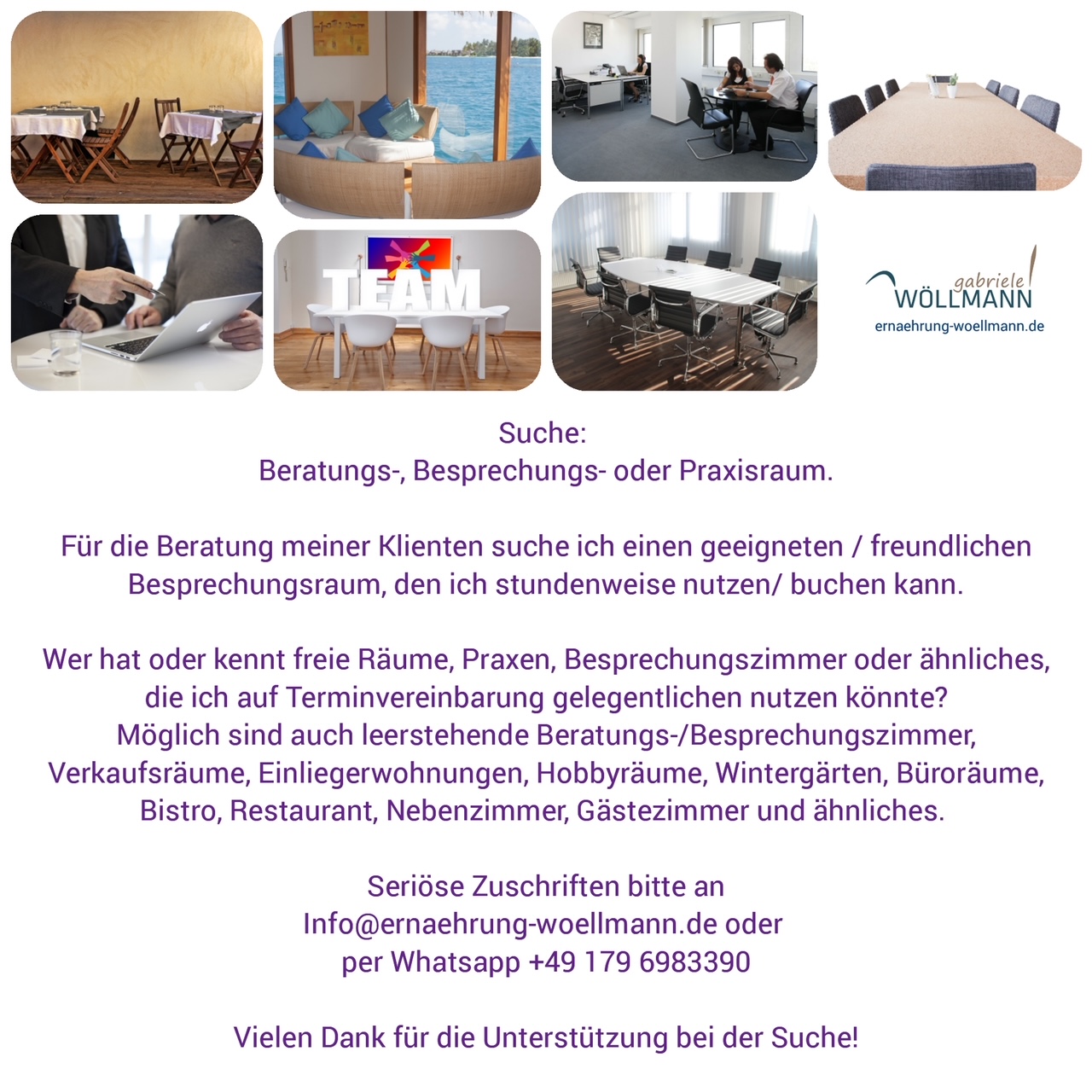 Raum gesucht: Praxis- und Beratungsräume in Bad Krozingen